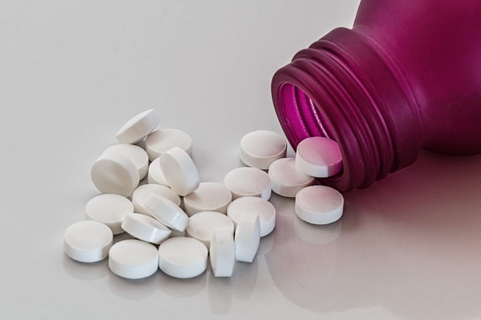 Bottle of a pill